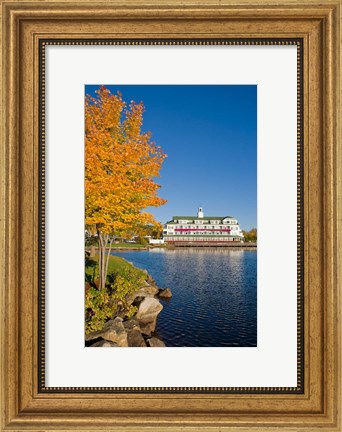 Framed Bay Point, Mill Falls, New Hampshire Print