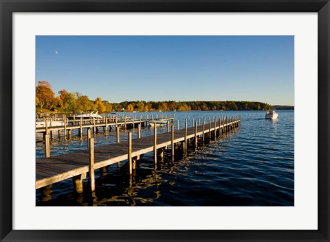 Framed Lake Winnipesauke, Wolfeboro, New Hampshire Print