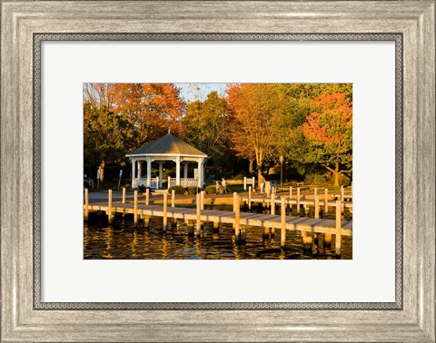 Framed View of Lake Winnipesauke, New Hampshire Print