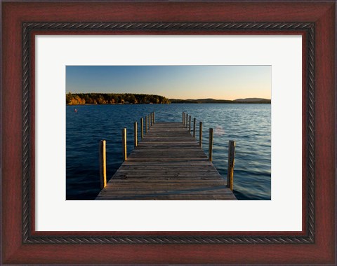 Framed View of  a Lake, New Hampshire Print