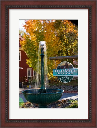 Framed Old Mill Art Gallery, Whitefield, New Hampshire Print