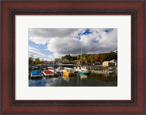 Framed Sunapee Harbor, Lake Sunapee, New Hampshire Print