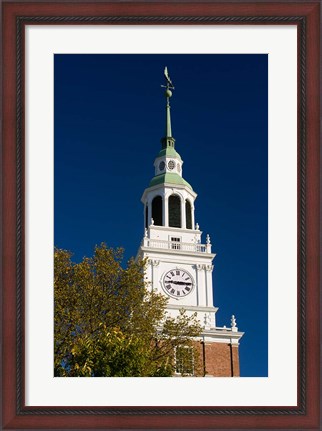 Framed Baker Hall on the Dartmouth College Green in Hanover, New Hampshire Print