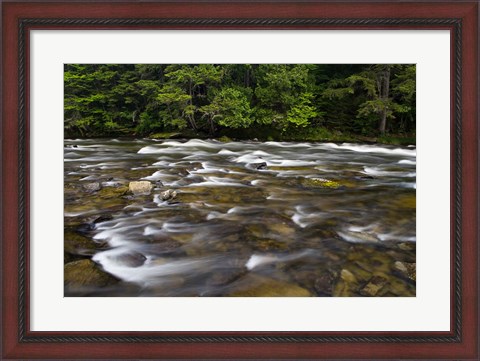 Framed Connecticut River, Pittsburg, New Hampshire Print