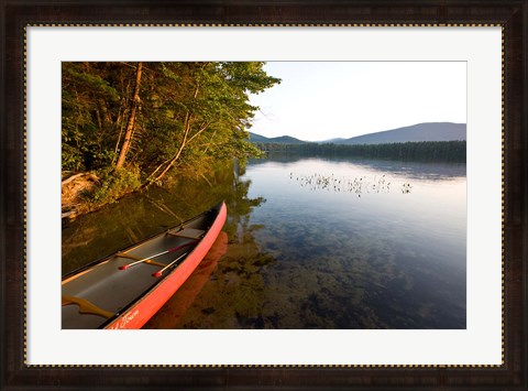 Framed White Lake State Park, New Hampshire Print