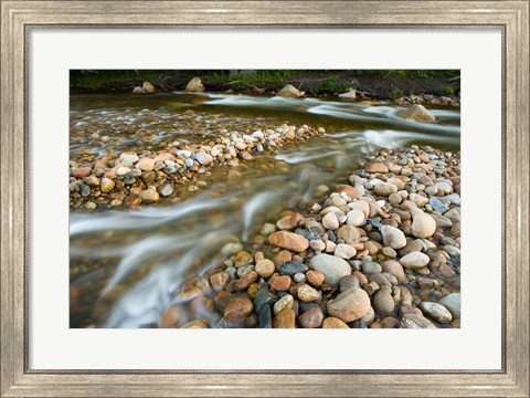 Framed Saco River in Bartlett, New Hampshire Print