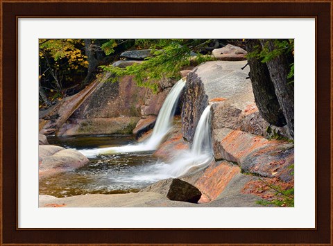 Framed Diana&#39;s Bath, Bartlett, New Hampshire Print