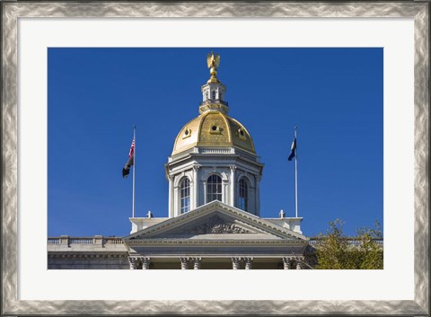 Framed New Hampshire, Concord, New Hampshire State House, exterior Print