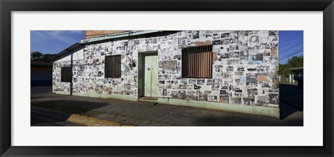Framed Facade of a Building, Canton of Carrillo, Guanacaste, Costa Rica Print
