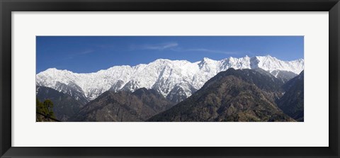 Framed Dhauladhar Mountain Range, India Print