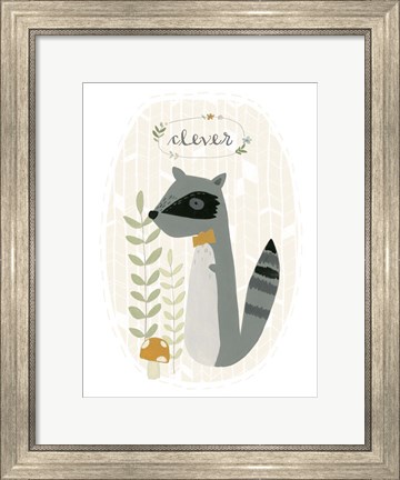 Framed Quirky Forest III Print