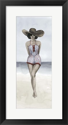 Framed Beach Beauty III Print