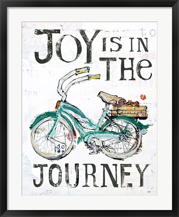 Framed Joy is in the Journey Print