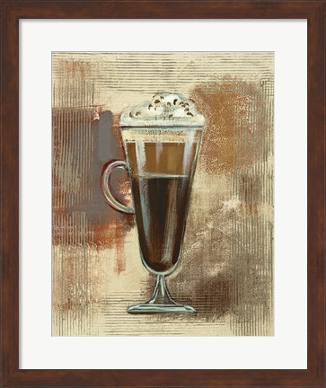 Framed Cafe Classico I Neutral Print
