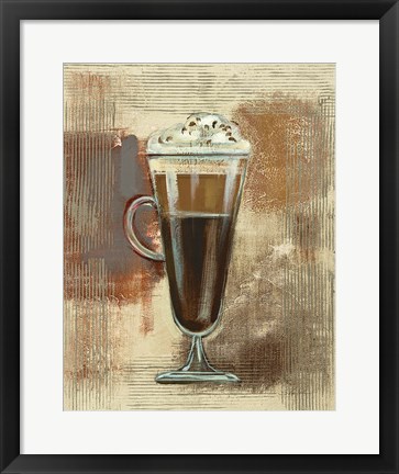 Framed Cafe Classico I Neutral Print