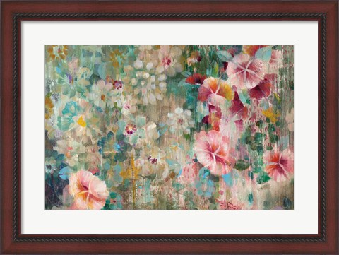 Framed Flower Shower Crop Print
