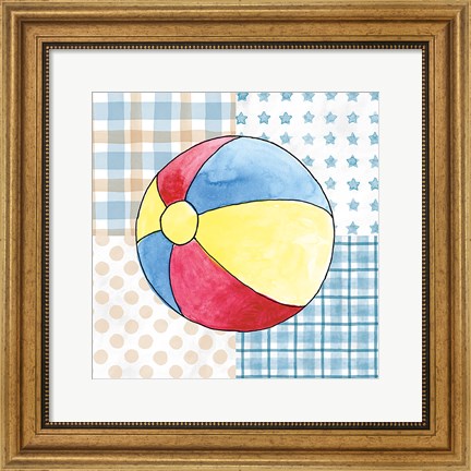 Framed Coastal Baby IV Print