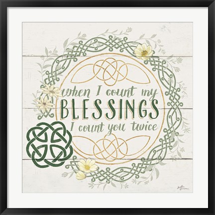 Framed Irish Blessing II Print