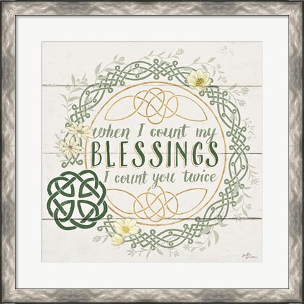 Framed Irish Blessing II Print