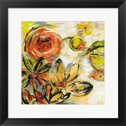 Framed Floral Joy Print