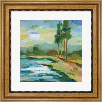 Framed Early Spring Landscape II Print