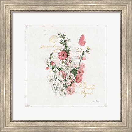 Framed French Romance III Print