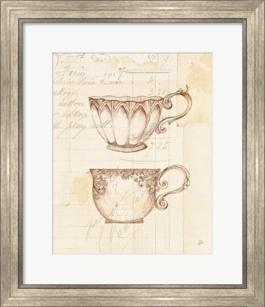 Framed Authentic Coffee V Print