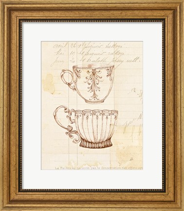 Framed Authentic Coffee IV Print