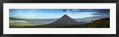 Framed Arenal Volcano National Park, Costa Rica (Blue Sky) Print