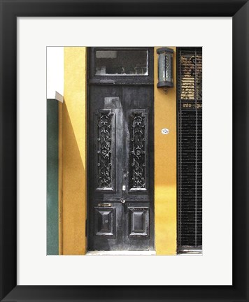 Framed Doors Abroad II Print