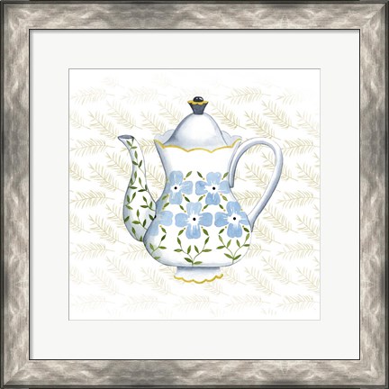 Framed Sweet Teapot I Print