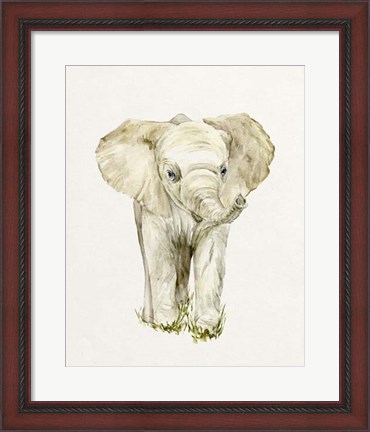 Framed Baby Elephant II Print