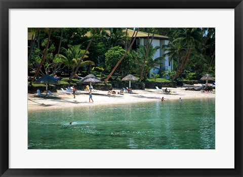 Framed Warwick Fiji Resort, Fiji Print