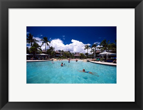Framed Pool, Sheraton Denarau Villas, Denarau Island, Fiji Print