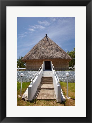 Framed Meeting House, Solevu Village, Malolo Island, Fiji Print