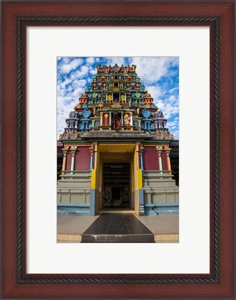 Framed Sri Siva Subramaniya Hindu temple, Nadi, Fiji Print