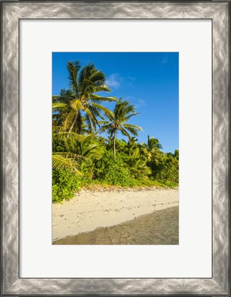 Framed Oarsman Bay, Fiji Print