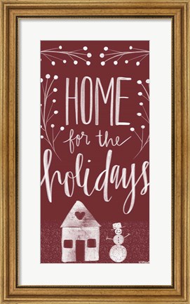 Framed Home for the Holidays II Print