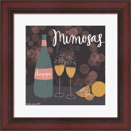 Framed Mimosas Print