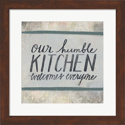 Framed Humble Kitchen Print