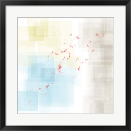 Framed Abstract Splatter II Print