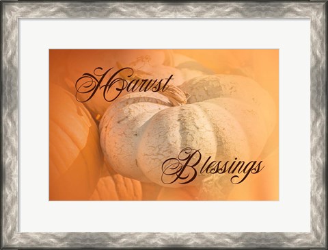 Framed Harvest Blessings II Print