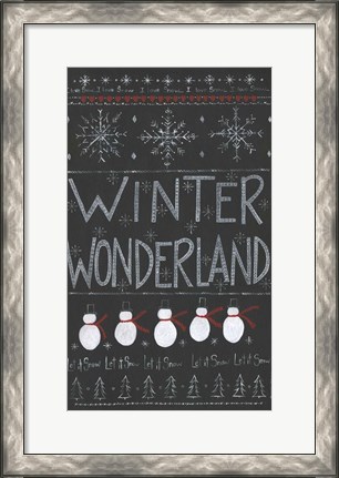 Framed Winter Wonderland Print