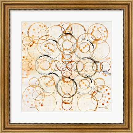 Framed Henna Mandala I Crop Print