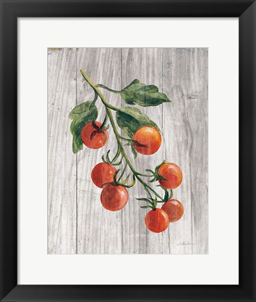 Framed Market Vegetables IV Print