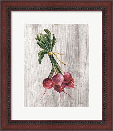 Framed Market Vegetables III Print