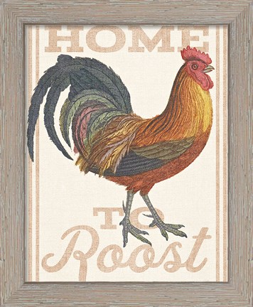 Framed Home to Roost II Print