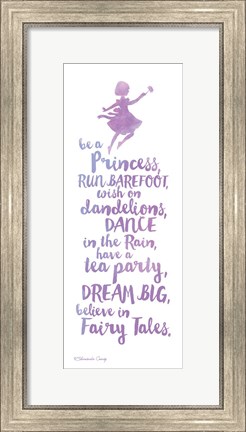 Framed Believe in Fairy Tales Print