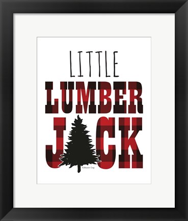 Framed Little Lumberjack Print