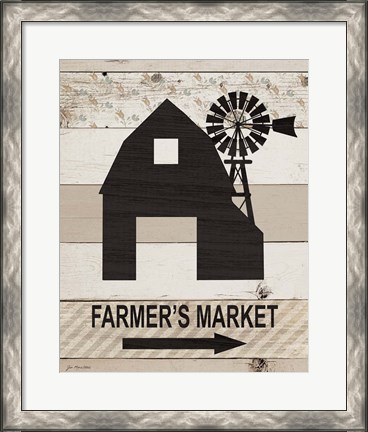 Framed Farm Market Print